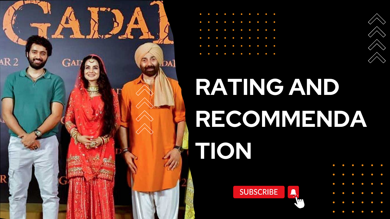 Rating And Recommendation for Gadar 2 